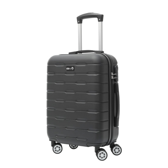 Bőrönd AGA Travel MR4690-Black - fekete