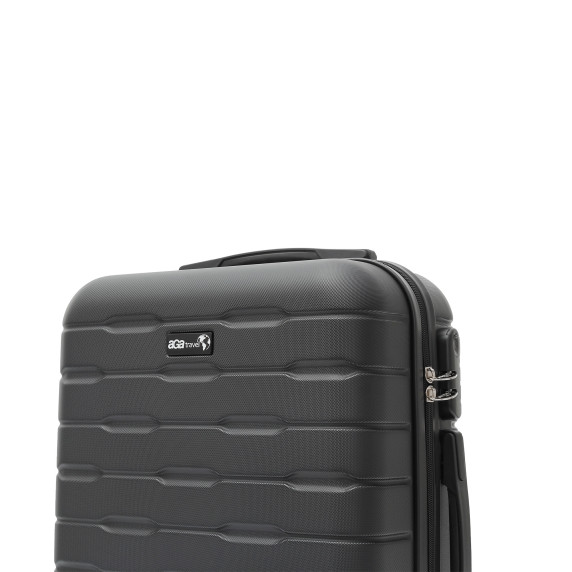 Bőrönd AGA Travel MR4690-Black - fekete