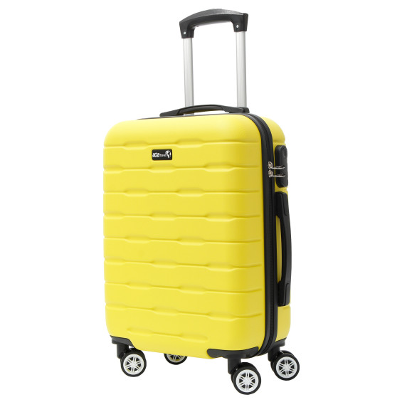 Bőrönd AGA Travel MR4690-Yellow - sárga