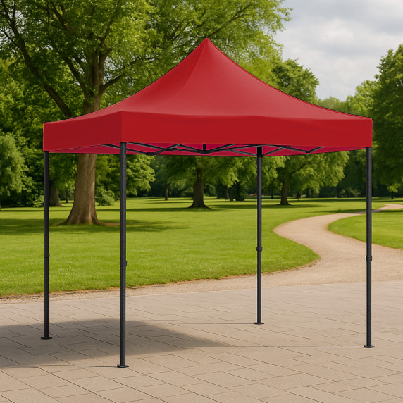 Predajný stánok 1S 3x3 m AGA DS581-Red - červený
