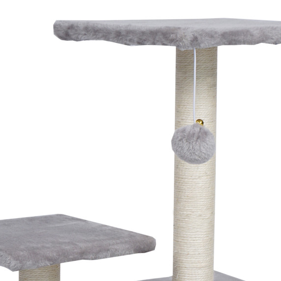 Macska kaparófa 30x45x70 cm AGA DS347-LIGHT GREY - Szürke