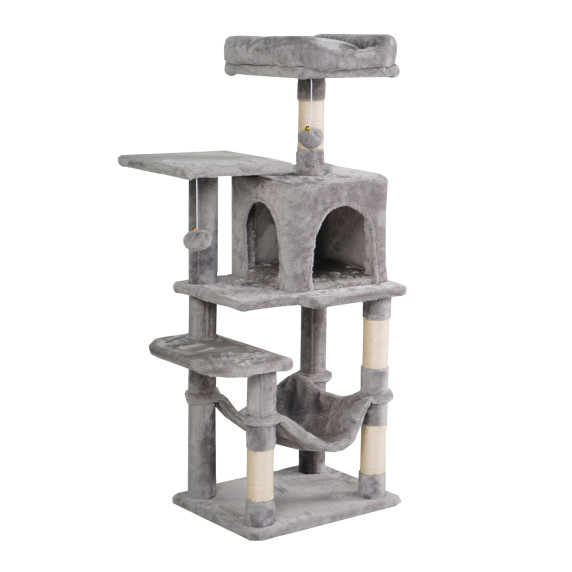 Stâlp de zgâriat pentru pisici 36x46x110 cm AGA DS344 - Gri