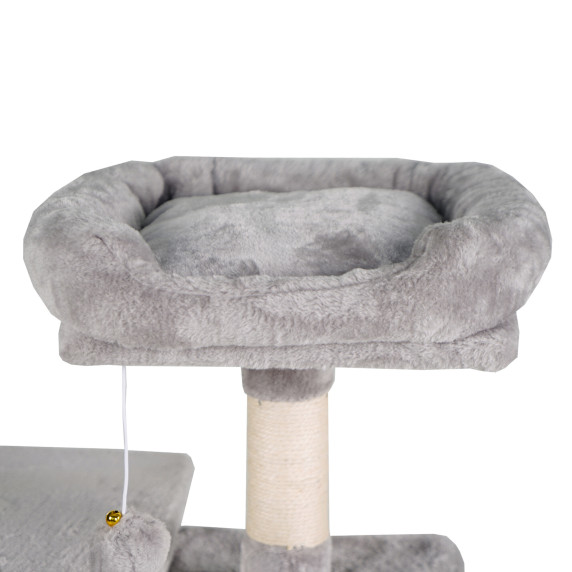 Stâlp de zgâriat pentru pisici 36x46x110 cm AGA DS344 - Gri