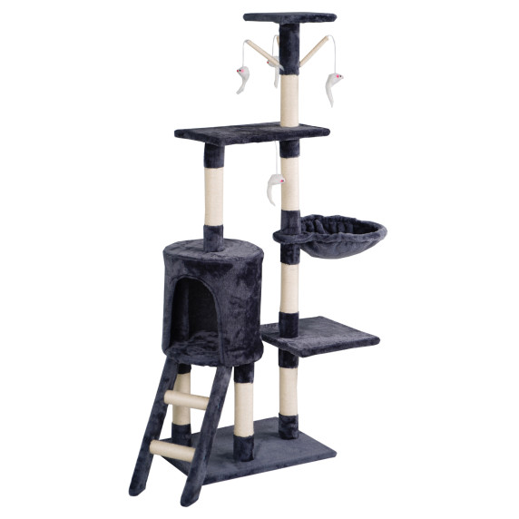 Macska kaparófa 47x35x136 cm AGA DS341 - Sötétszürke