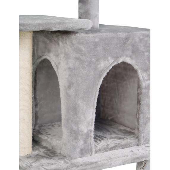 Stâlp de zgâriat pentru pisici 42x49x136 cm AGA DS345 - Gri
