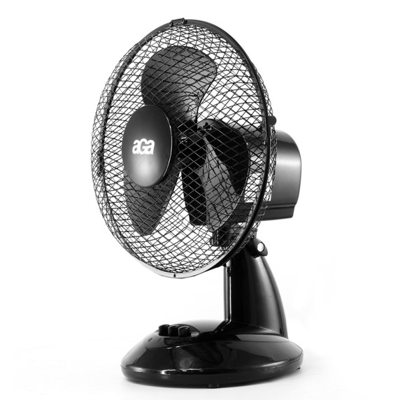 Ventilator de masă  - AGA MR8114-BLACK -  23 cm negru