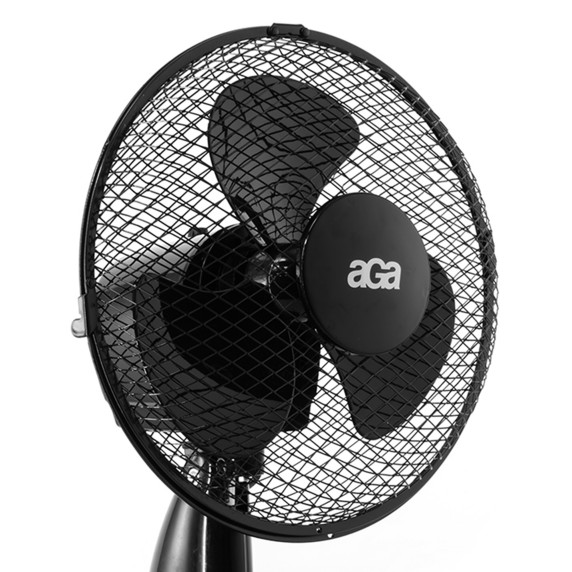 Ventilator de masă  - AGA MR8114-BLACK -  23 cm negru
