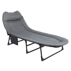 Kemping összecsukható napozóágy AGA DS593-GRY - Szürke - 