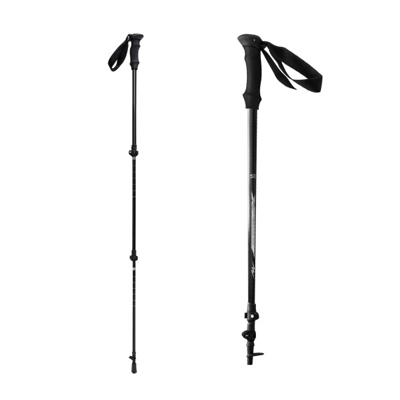 Túrabot 61–135 cm AGA DS592-BLA - Fekete