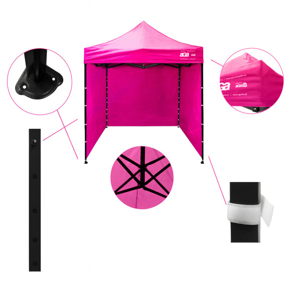 Pavilion pliabil 2x2 m - PARTY AGA MR2x2 Roz – roz