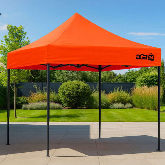 Stand de vânzare fără pereți laterali 3×3 m –AGA MR1701-Orange – portocaliu