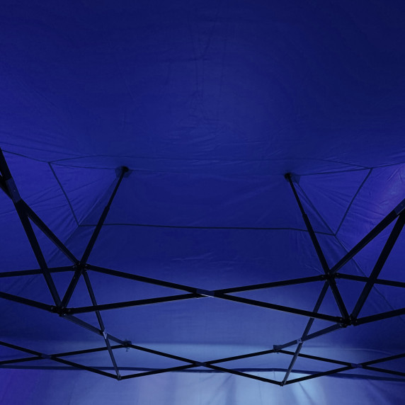 Stand de vânzare fără pereți laterali 3 x 4,5 m  – AGA MR1702-DARKBLUE –  albastru