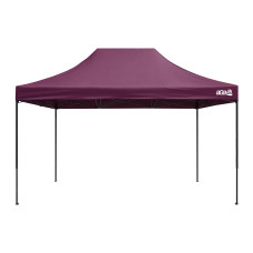 Stand de vânzare fără pereți laterali 3 x 4,5 m  – AGA MR1702-DARKRED –  roșu închis - 