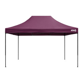 Stand de vânzare fără pereți laterali 3 x 4,5 m  – AGA MR1702-DARKRED –  roșu închis - 