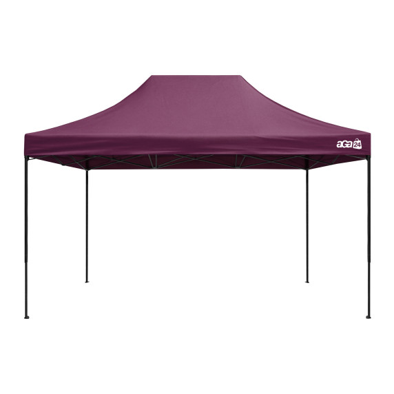 Stand de vânzare fără pereți laterali 3 x 4,5 m  – AGA MR1702-DARKRED –  roșu închis