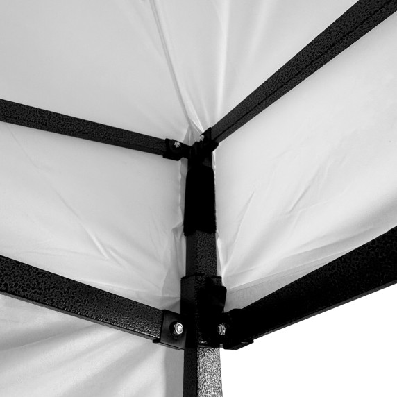 Stand de vânzare fără pereți laterali 3×6 m – AGA MR1703-WHITE – alb