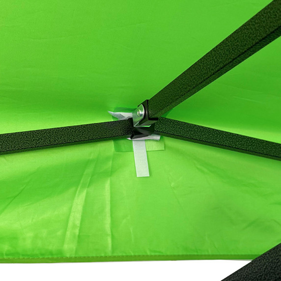 Stand de vânzare fără pereți laterali 3×6 m – AGA MR1703-LIGHTGREEN – verde