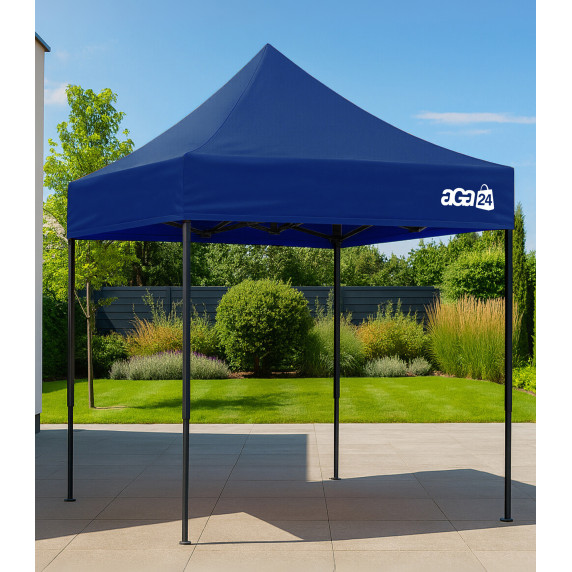Stand de vânzare fără pereți laterali 2x2 m  – AGA MR1700-DARKBLUE– albastru