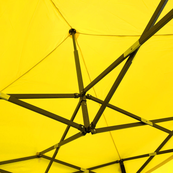 Stand de vânzare fără pereți laterali 2x2 m  – AGA MR1700-YELLOW – galben