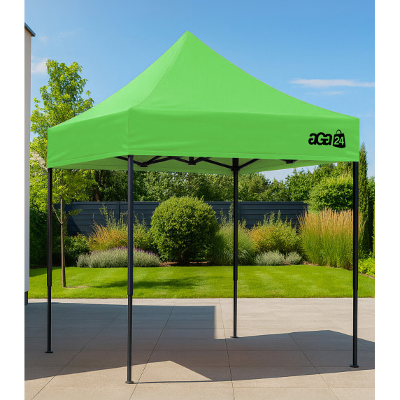 Stand de vânzare fără pereți laterali 2x2 m  – AGA MR1700-LIGHTGREEN – verde