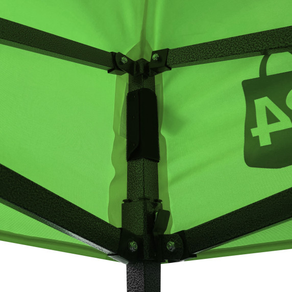 Stand de vânzare fără pereți laterali 2x2 m  – AGA MR1700-LIGHTGREEN – verde
