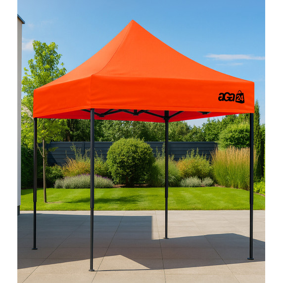 Stand de vânzare fără pereți laterali 2x2 m  – AGA MR1700-ORANGE –  portocaliu