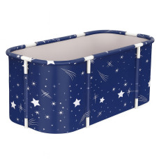 Skladacia prenosná vaňa 120x60x50 cm AGA DS2822 - tmavomodrá - 