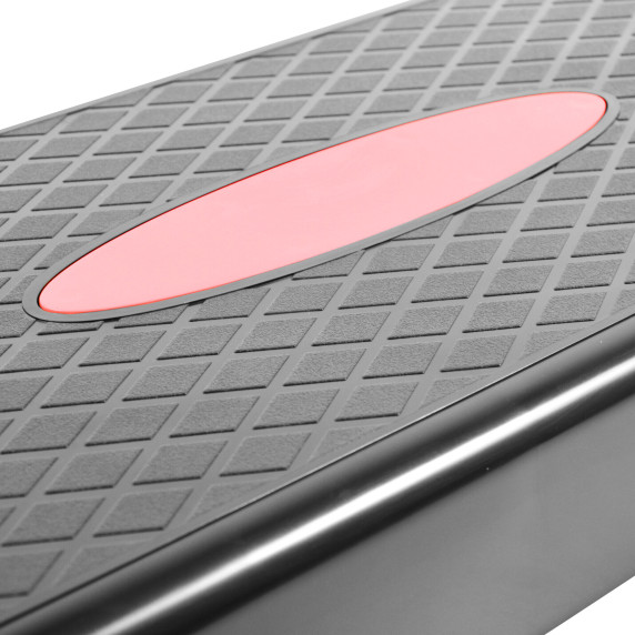 Fitnesz step pad Aga –  DS640 piros