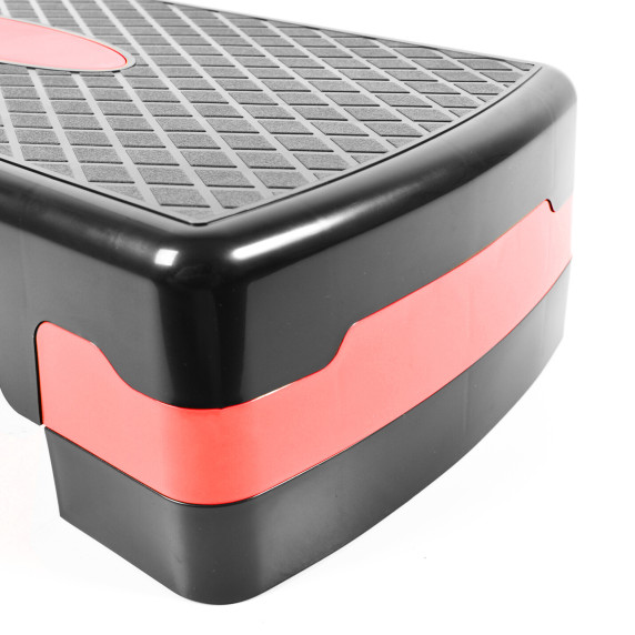 Fitnesz step pad Aga –  DS640 piros