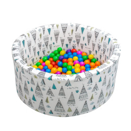 Suhi bazen s lopticama 90x40 cm AGA DS5945 – teepee - 