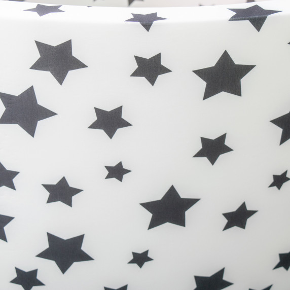 Suchý bazén s loptičkami 90x40 cm AGA DS5942 - hviezdičky