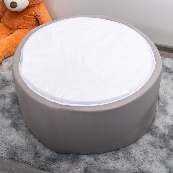 Suchý bazén s loptičkami 90x40 cm AGA DS5948 - sivý