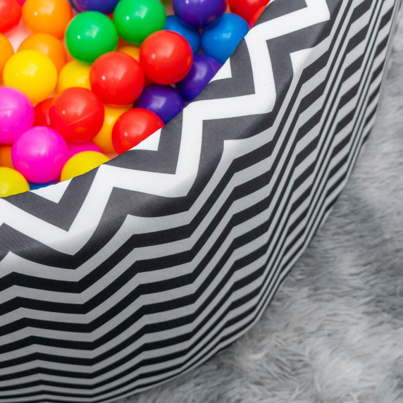 Suchý bazén s loptičkami 90x40 cm AGA DS5941 - ZigZag