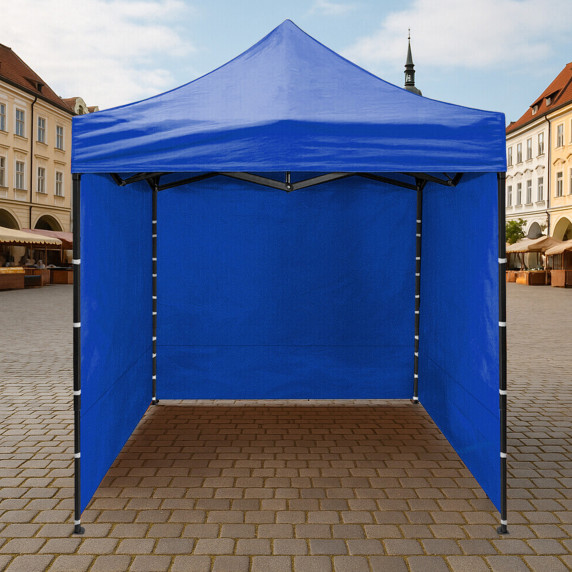 Nožnicový stánok 3x3 m AGA MR1601-darkblue- modrý