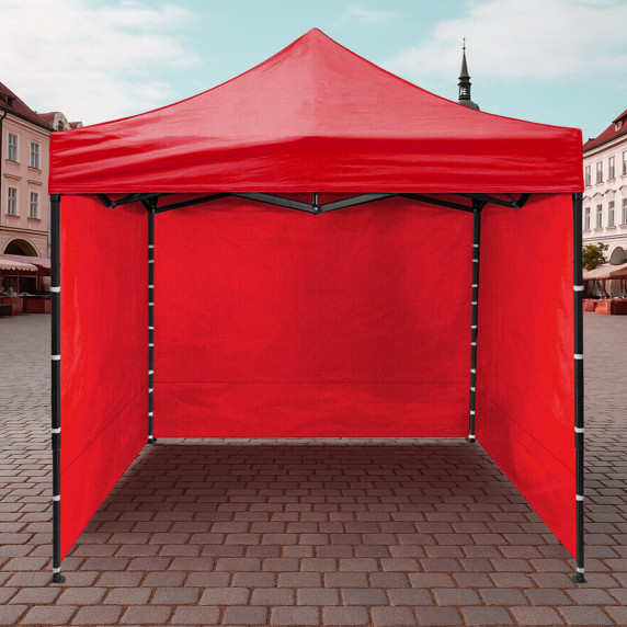 Nožnicový stánok 3x3 m AGA MR1601-red- červený