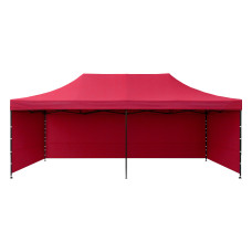 Stand de vânzare, pliabil tip foarfecă 3x6 m – AGA MR1603 - roșu - 