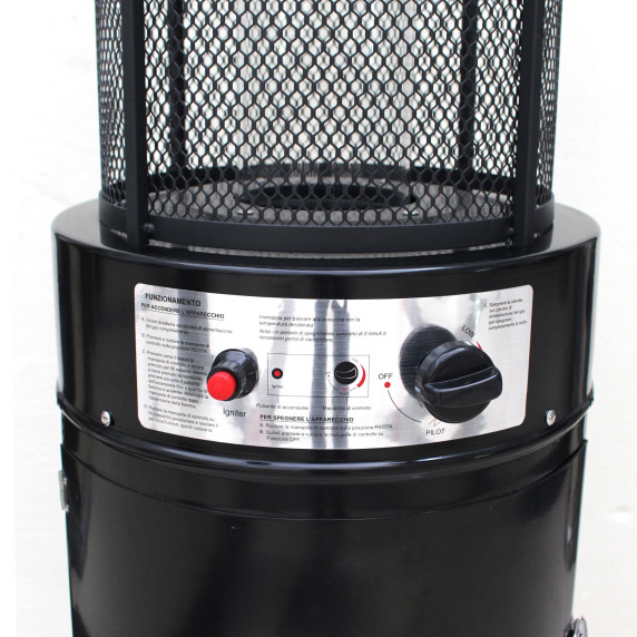 Plynový ohrievač AGA MR8158-Black - čierny