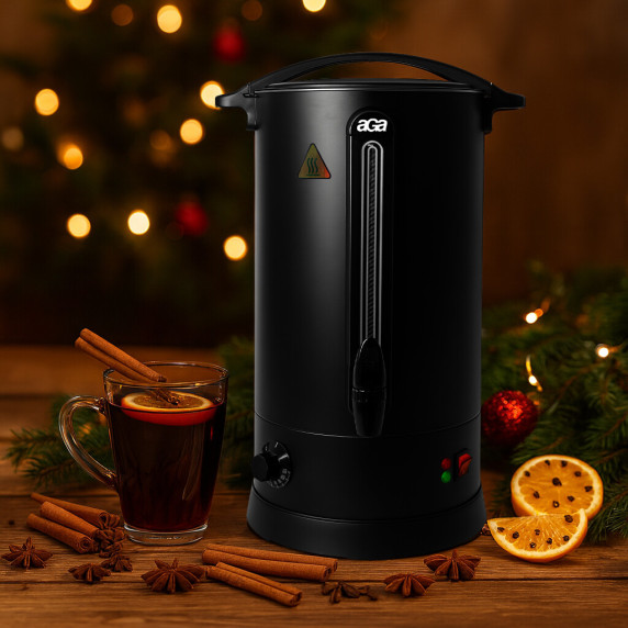 Forraltbor-főző 30 l AGA DS343-BLA - Fekete