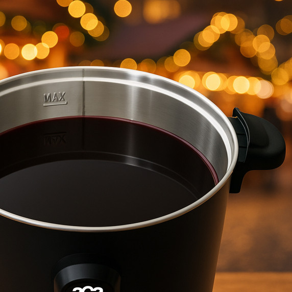 Forraltbor-főző 30 l AGA DS343-BLA - Fekete