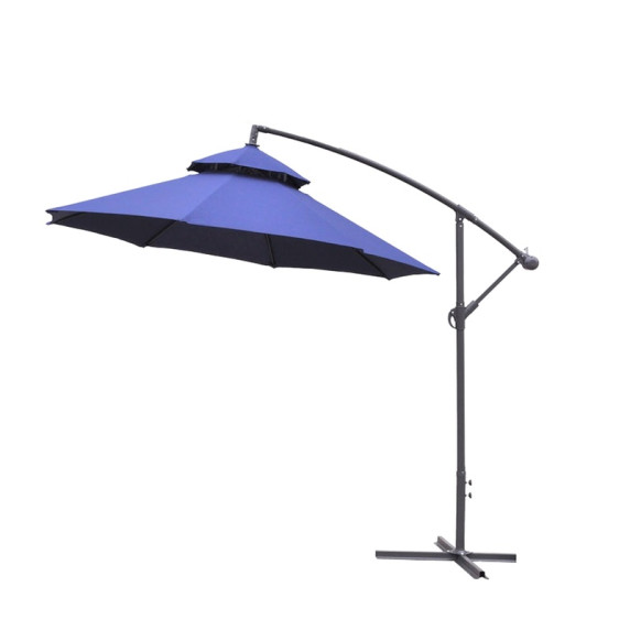 AGA záhradný konzolový slnečník EXCLUSIV CUBE 250 cm Dark Blue