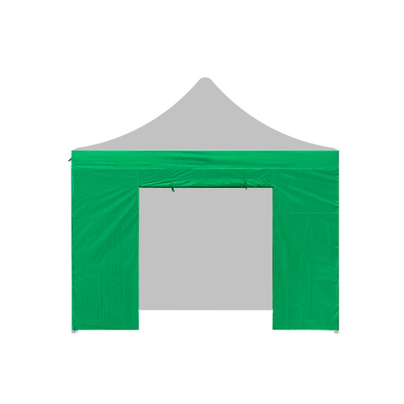 Bočnica s dverami POP UP 2 x 2 m AGA - zelená