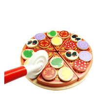 Szeletelhető játék fa pizza Aga4Kids MR6039 PIZZA TOY - 