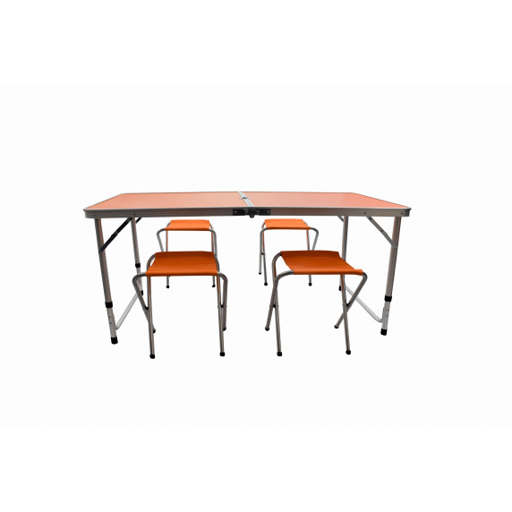 Set camping pliabil - portocaliu - AGA MR4100-ORANGE