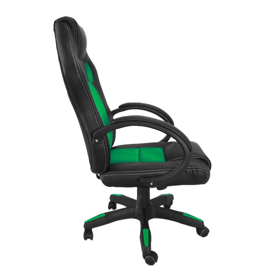 Scaun birou Aga Racing MR2070 - negru/verde
