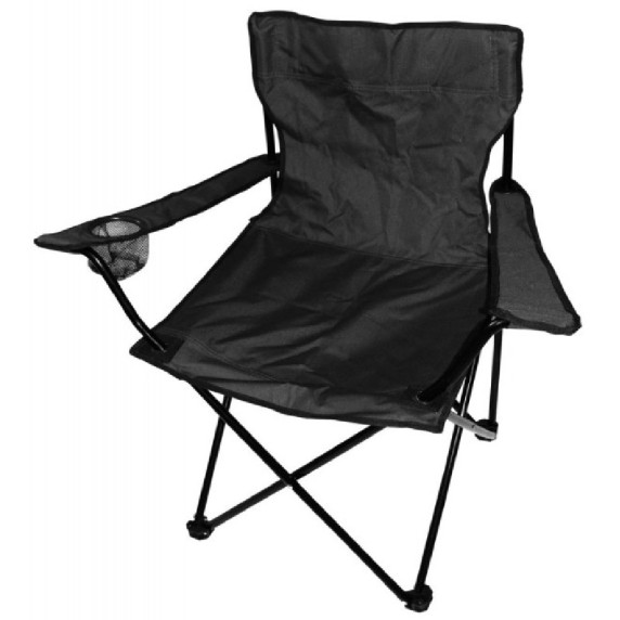Scaun camping - negru - Linder Exclusiv ANGLER