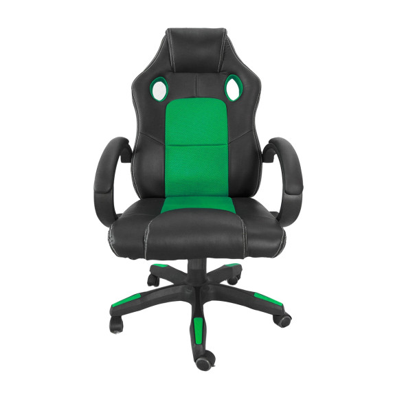 Scaun birou Aga Racing MR2070 - negru/verde