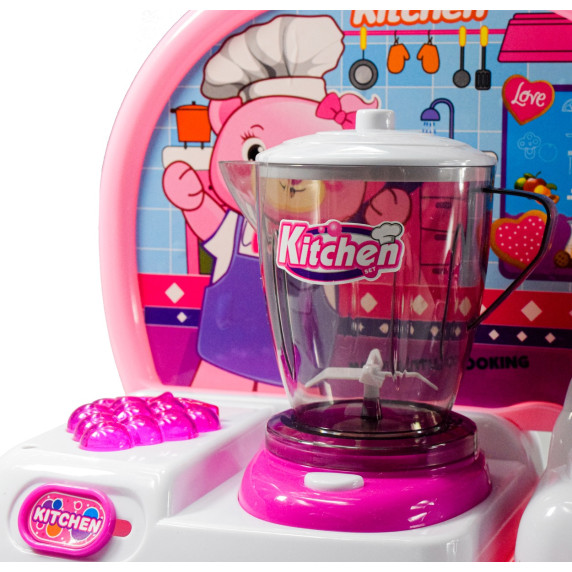 Plastová Kuchynka Aga4Kids HAPPY COOKING HM841844