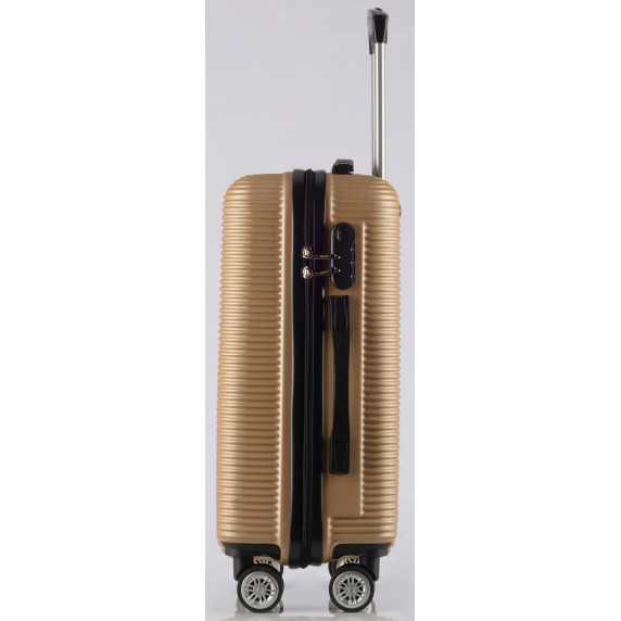 Cestovné kufre Aga Travel MR4651-Champagne - zlaté