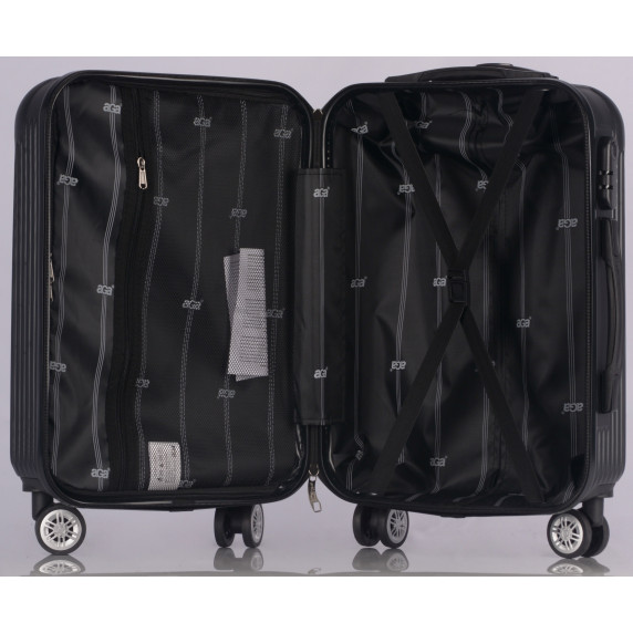 Set troler - S, M, L - Aga Travel MR4652-Black - negru