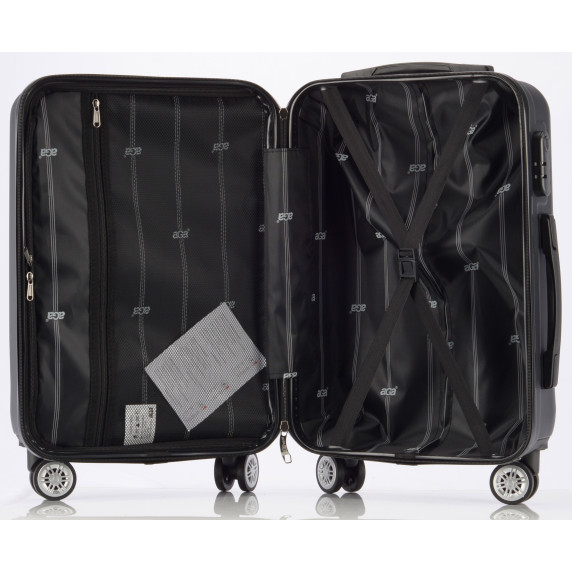 Set troler - S, M, L - Aga Travel MR4653-Black - negru